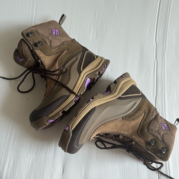 Columbia Bugaboot Brown and Purple Winter Boots - Picture 5 of 7